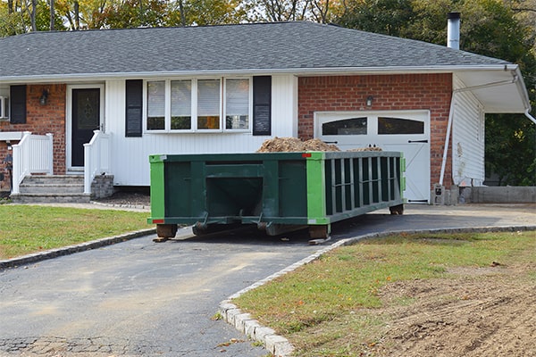 you can rent a residential dumpster for a set period of time, typically ranging from a few days to a few weeks